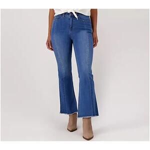 6R MED. WASH A517354 All Worthy Hunter McGrady Regular Indigo Raw Hem Jeans